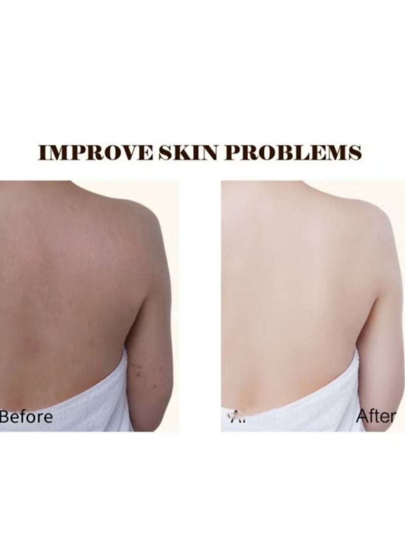 Skin lightening with Glutathione Whitening Pills - 60 Capsules, 5000mg. Targets dark spots, melasma, acne scars, and hyperpigmentation. Anti-aging.