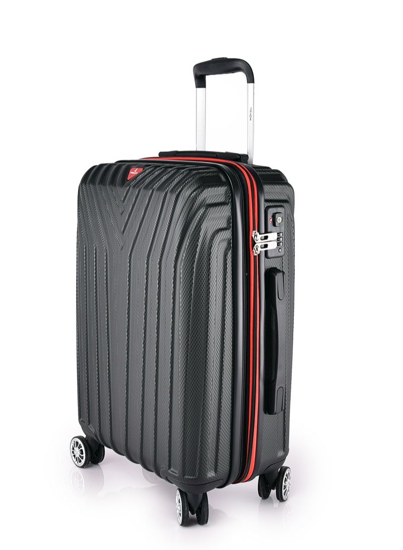 تراك حقيبة سفر صلبة من تراك مقاس 20  بوصة أسود - Image 3