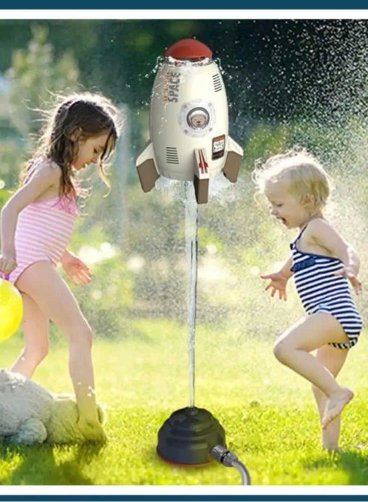 Garden Outdoor Backyard Rocket Water Spray Sprinkler Water Play Toys - Image 3