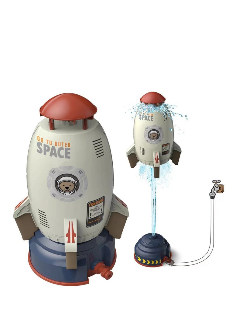 Garden Outdoor Backyard Rocket Water Spray Sprinkler Water Play Toys - Image 5