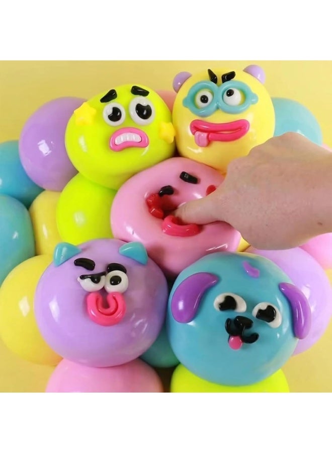 NEW Smushers Squishy-Curiosities Smushers Dog Face Swap Squishy,Soft Slow Rising Stress Relief for Stress & Anxiety Relief, Cute Dog Face Sensory Fidget for for Adults Anxiety Relief (Pink) - Image 2