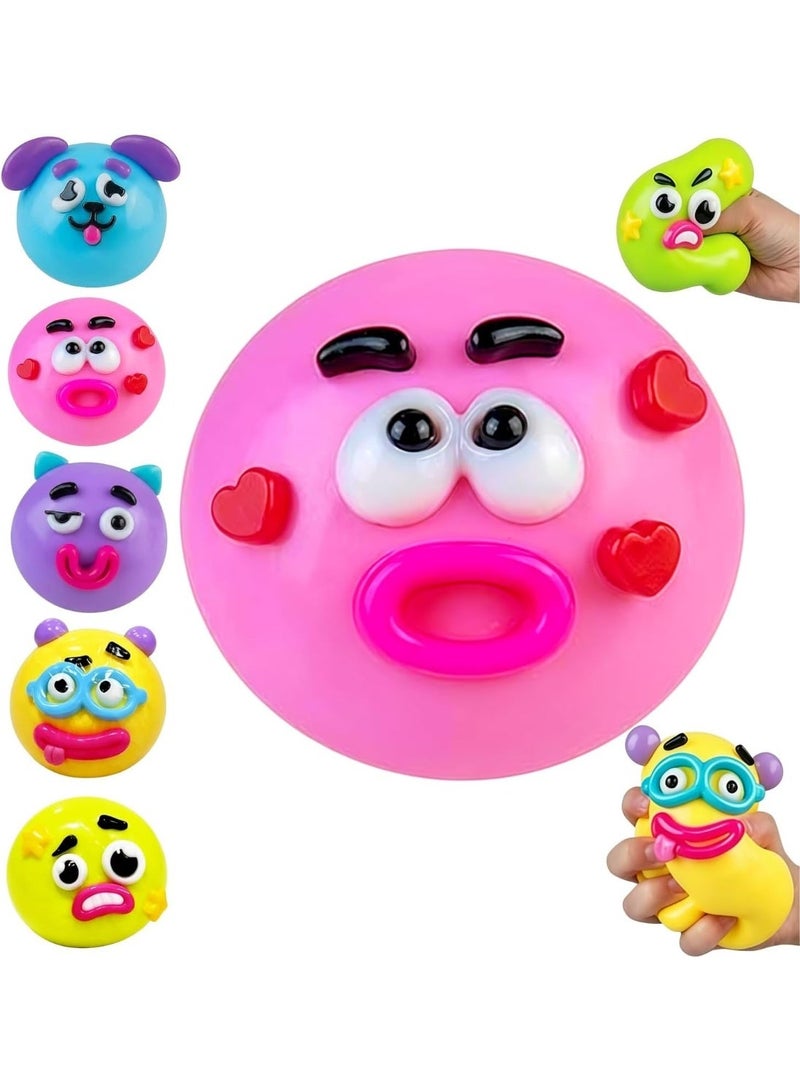 NEW Smushers Squishy-Curiosities Smushers Dog Face Swap Squishy,Soft Slow Rising Stress Relief for Stress & Anxiety Relief, Cute Dog Face Sensory Fidget for for Adults Anxiety Relief (Pink) - Image 1