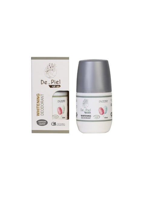 Whitening Deodorant Roll-On with Cotton Candy for Women – 60ml