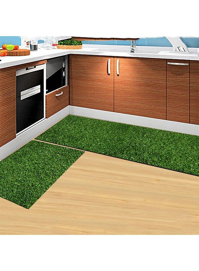 Angel city Bath Kitchen Floor Mat Antiskid Green 40X60cm - Image 2