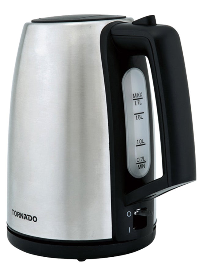 TORNADO Electric Kettle 1.7 L TKS-2217E Silver - Image 1