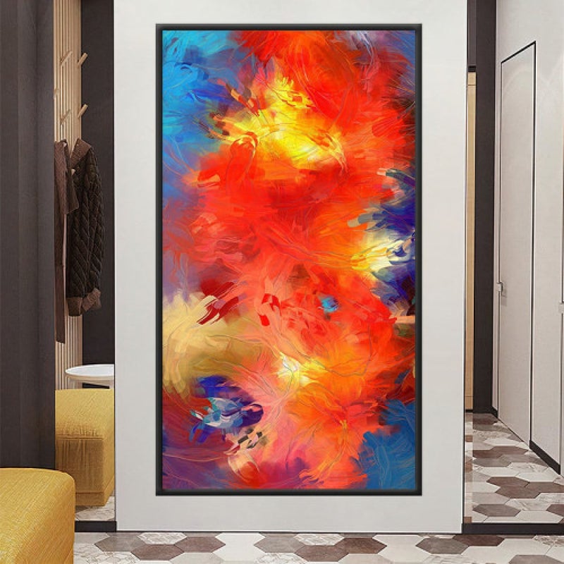 ماركتنا لوحة قماشية بتصميم مودرن مع برواز مجوف مقاس (50×70) قطعة واحدة - Image 1