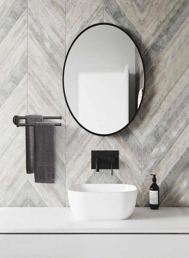 BGL Swivel Towel Bar for Bathroom Matte Black,Swing Out Double Towel Bar 2-Arm Kitchen Wall Mounted Towel Hanger Holder for Bathroom Organizer - Image 3