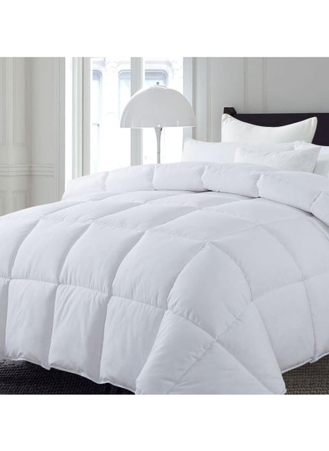 3 Pcs Set Down Alternative Comforter Quilted Duvet Insert With Corner Tabs Luxury Soft Hotel Comforter White Quilts for Bed Duvets