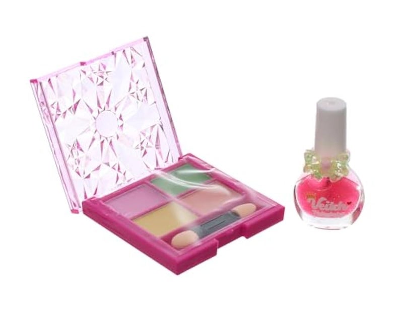 Little Makeup Artist Professional Makeup Set with Real Mirror Palettes and Brushes for Safe Glamorous Transformations - Multicolor - Image 3