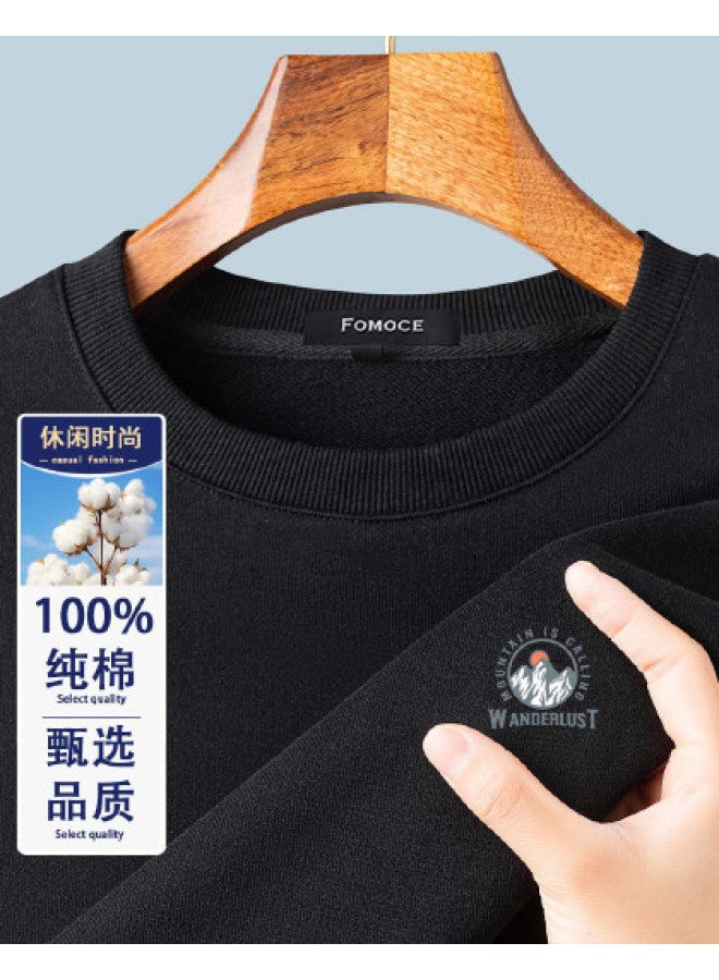 Fomoce men's Fleece Hoodie - Casual, Warm & Comfortable Knit Long Sleeve Pullover - Image 1