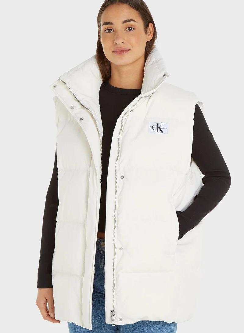Calvin Klein Jeans Zip Through Vest Jacket