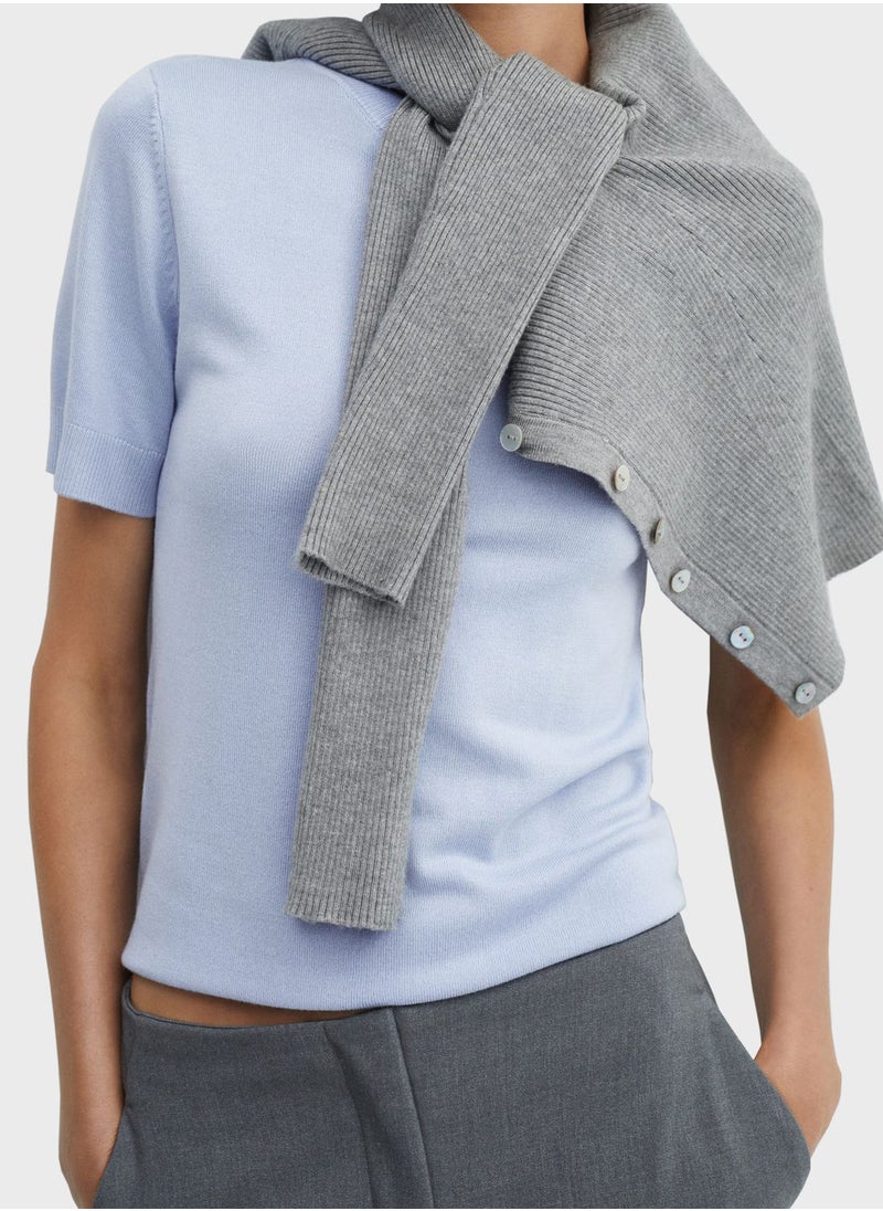 MANGO - Knitted Sweater - Image 1