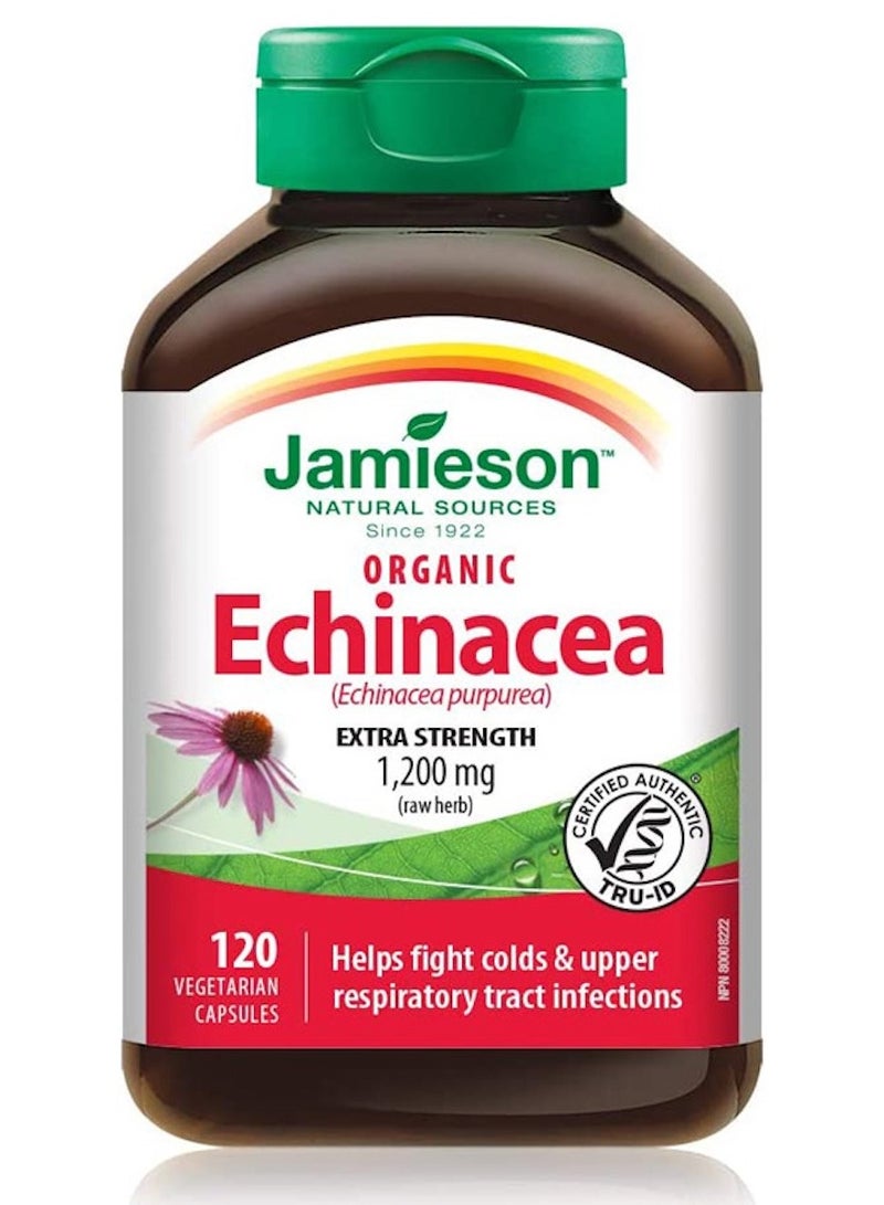 جاميسون إشنسا جيميسون العضوية 1200 مجم قوة إضافية - خالية من الكائنات المعدلة وراثيًا، خالية من الجلوتين 120 كبسولات