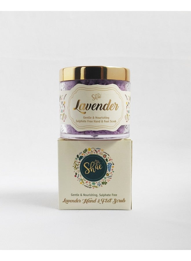 Shae Shae Lavender Hand & Foot Scrub | For Soft Hand & Feet | Sulfate Free | 100 grams - Image 1