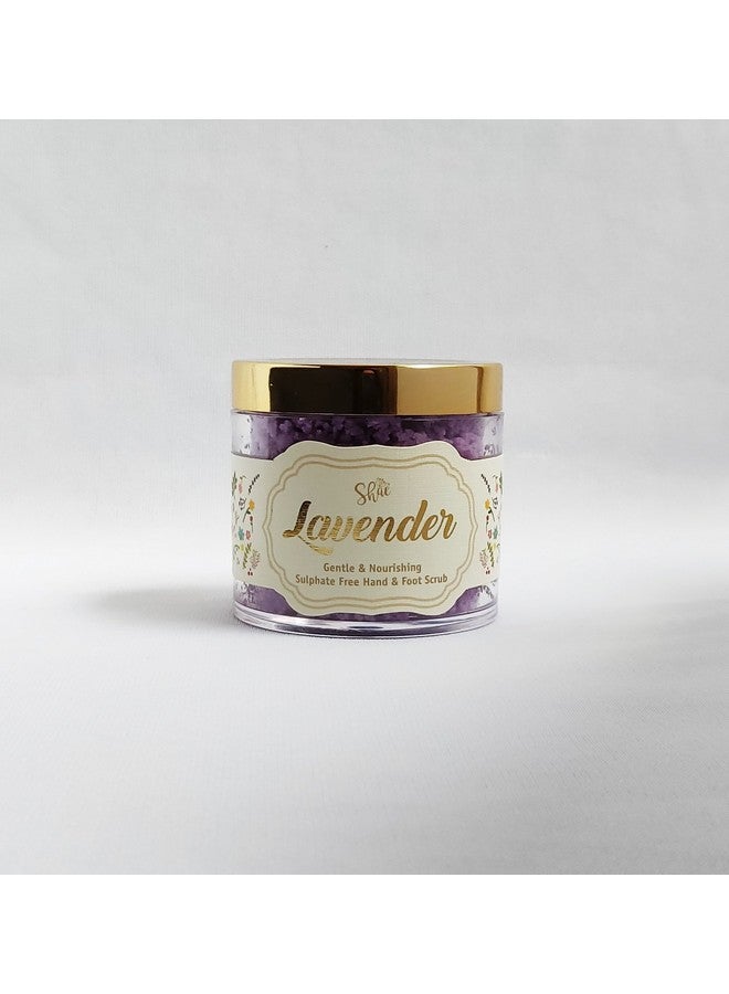 Shae Shae Lavender Hand & Foot Scrub | For Soft Hand & Feet | Sulfate Free | 100 grams - Image 3