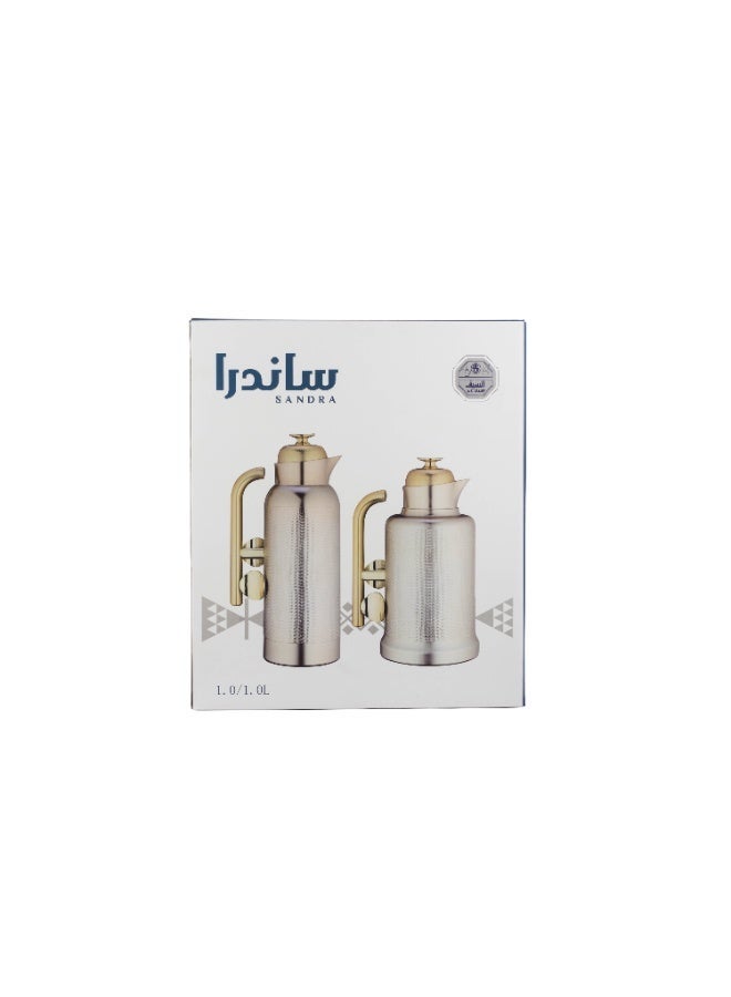 Alsaif ✨ Sandra Gold & Wood Thermos Set – by Alsaif | Warm Elegance in Every Detail ✨ - Image 5