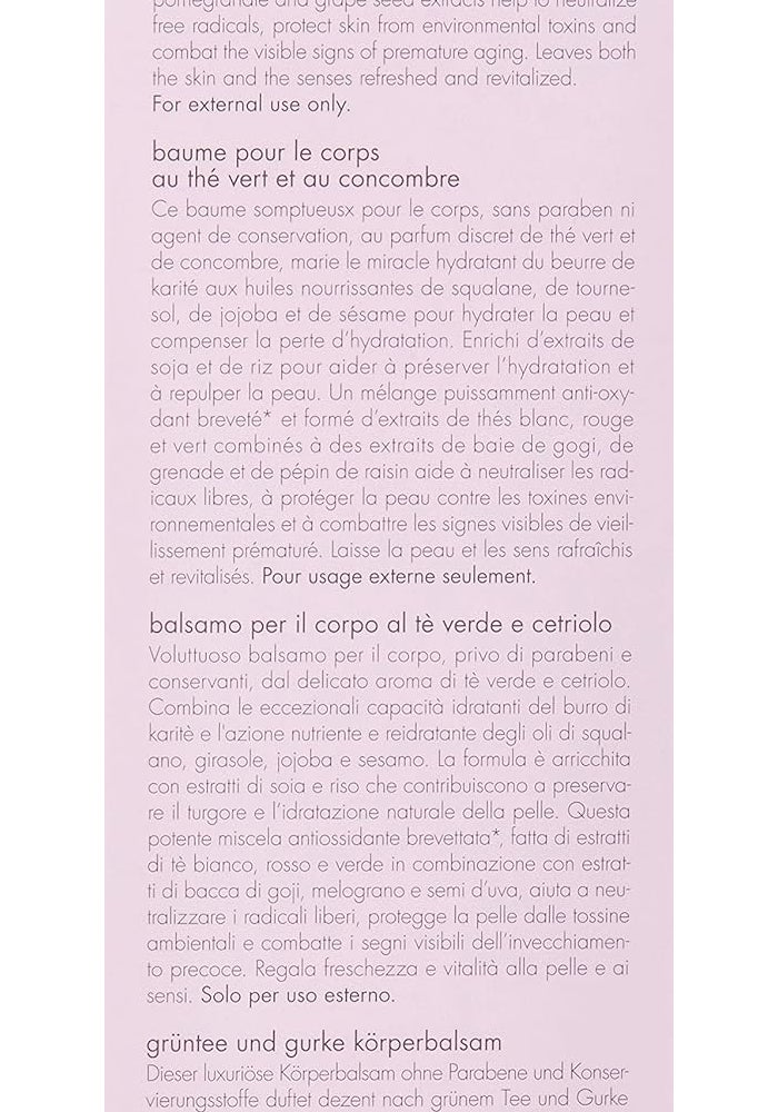 June Jacobs Green Tea and Cucumber Body Balm - 6.7 Fl Oz - Image 3