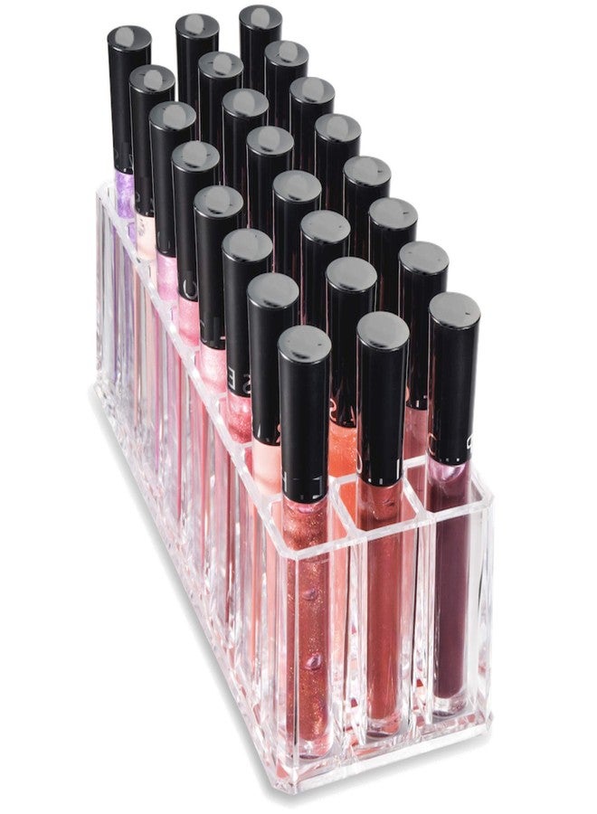 BY ALEGORY byAlegory Acrylic Lipstick & Acrylic Lip Gloss Organizer 48 Space Beauty Cosmetic Storage - Clear - Image 3