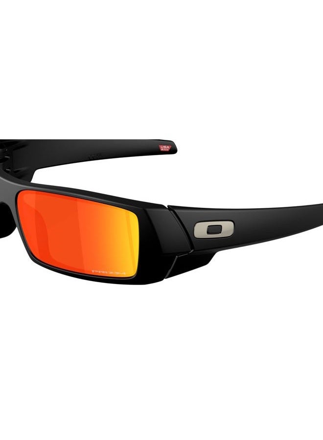 OAKLEY Gascan OO9014 Rectangular Sunglasses, Matte Black - Image 4