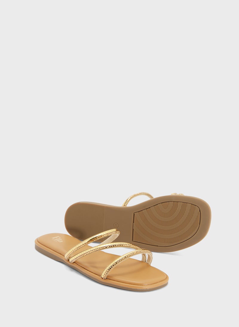 ELLA Triple Strap Casual Sandal  - Image 3