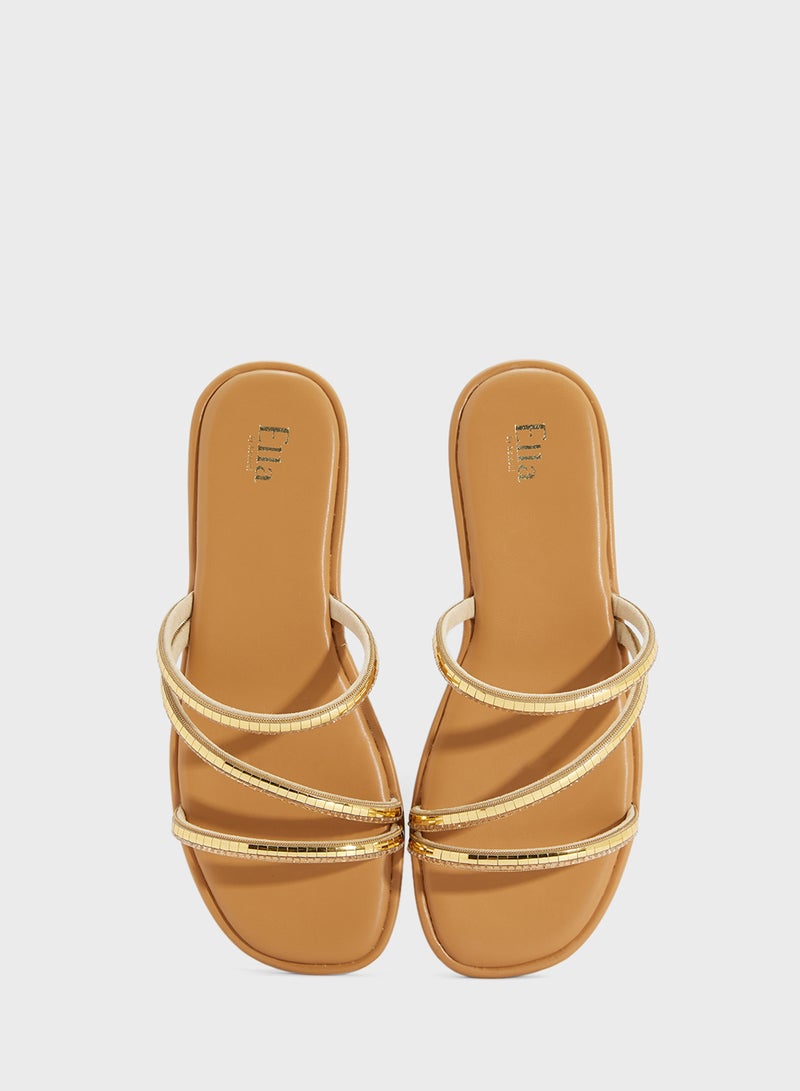 ELLA Triple Strap Casual Sandal  - Image 4