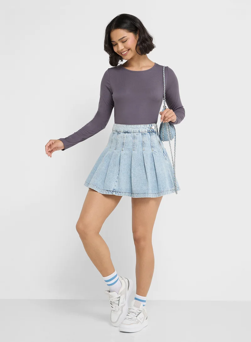 Ginger Basics Crew Neck Long Sleeves Top