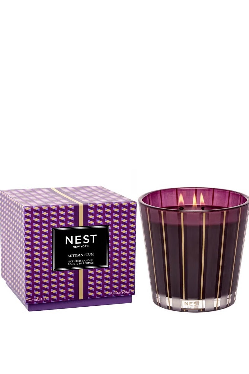 Nest New York NEST New York Autumn Plum  3 Wick Candle 600g  - Image 2