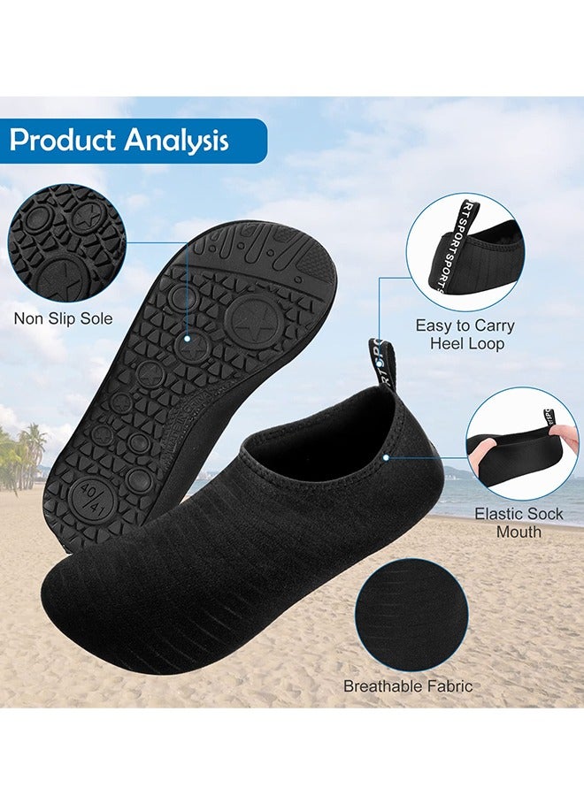 Water Shoes for Women Men, Outdoor Beach Shoes Swimming Aqua Socks Quick-Dry Snorkeling Shoes Surfing Yoga Pool Exercise Water Shoes Size 40-41 - Image 3