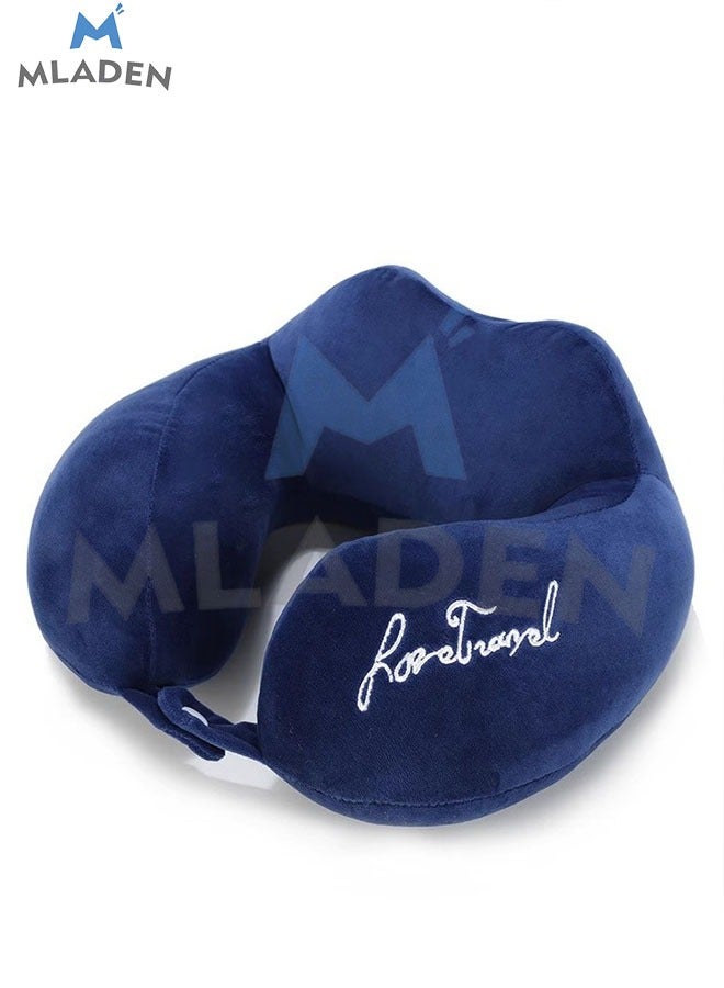 MLADEN Neck Pillow Memory Foam Travel Pillow with 360-Degree Head Support Comfortable and Lightweight Ideal for Sleeping on Airplane Car Train Bus and Home Use - Image 3