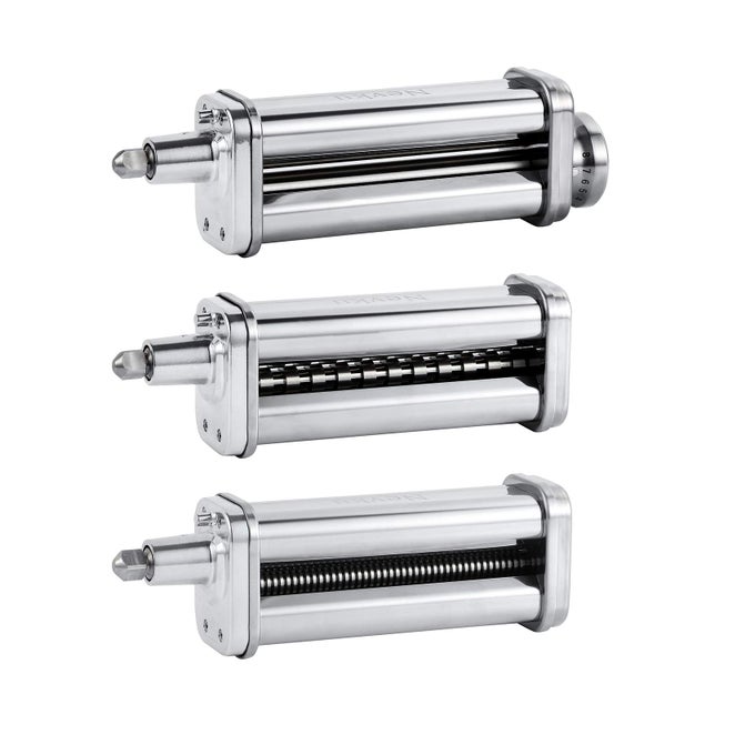 PASTA MAKER ATTACHMENTS SET FOR ALL KITCHENAID STAND MIXER INCLUDING PASTA SHEET ROLLER SPAGHETTI CUTTER FETTUCCINE CUTTER BY