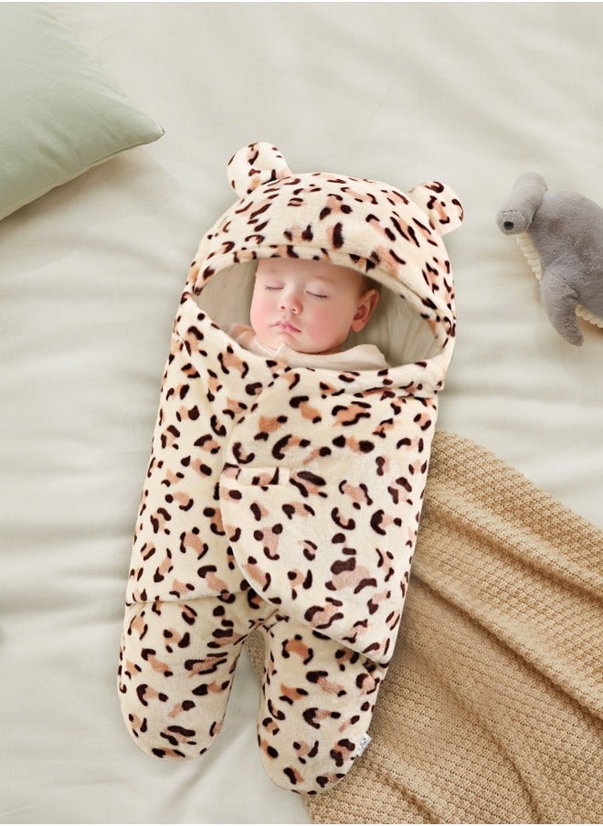 Soft Touch Baby Sleeping Bag Leg Split Anti-Kicking Baby Swaddle Newborn Wearable Blanket Toddler Sleeping Sack for 0-6 Months  - Image 1