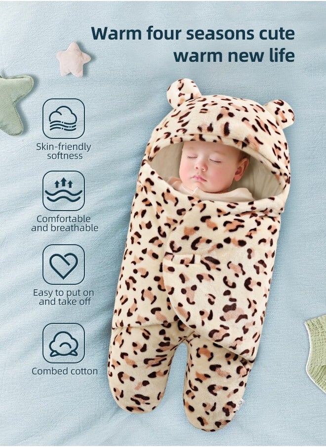 Soft Touch Baby Sleeping Bag Leg Split Anti-Kicking Baby Swaddle Newborn Wearable Blanket Toddler Sleeping Sack for 0-6 Months  - Image 2