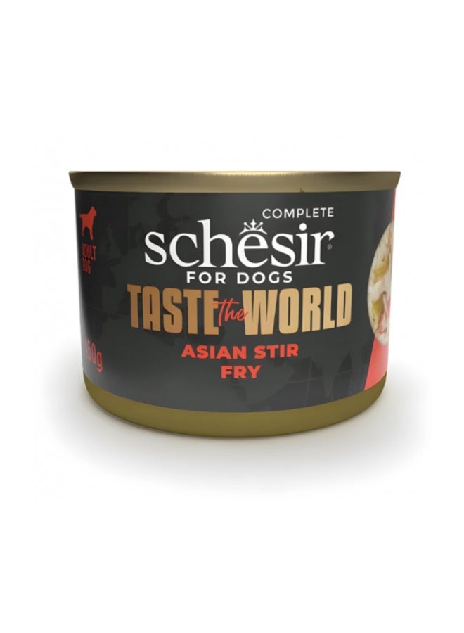 شيسر سشيزير تذوق العالم طعام كامل للكلاب - قلاية آسيوية 8x150غ (8 علب) - Image 1