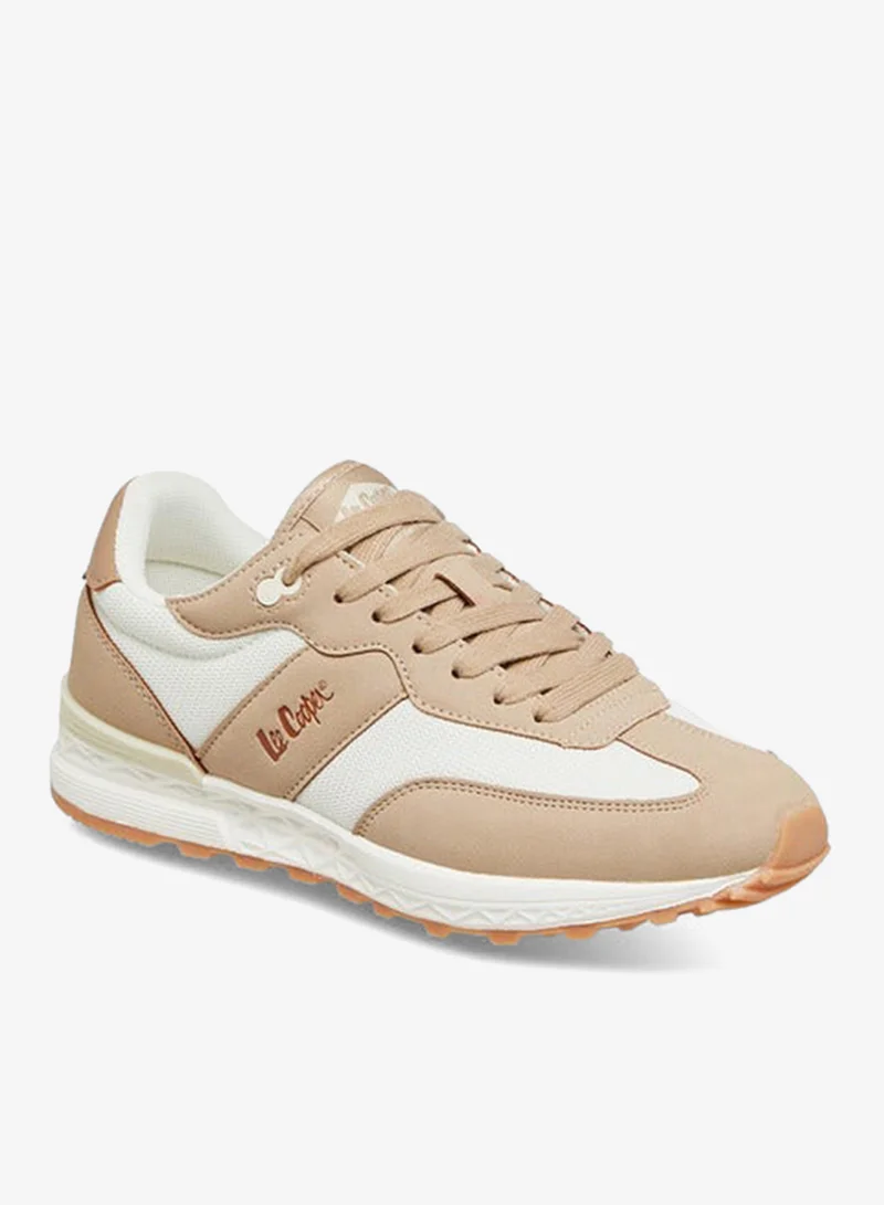 لي كوبر سنيكرز نسائي بأربطة وتفاصيل متباينة