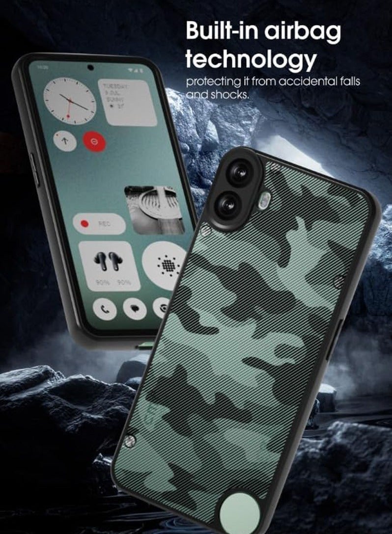 general Compatible with Nothing CMF Phone 1 5G Case, Camouflage Design Hard Back Heavy Duty Shockproof Advanced Protective TPU Bumper Phone Cover - Image 2