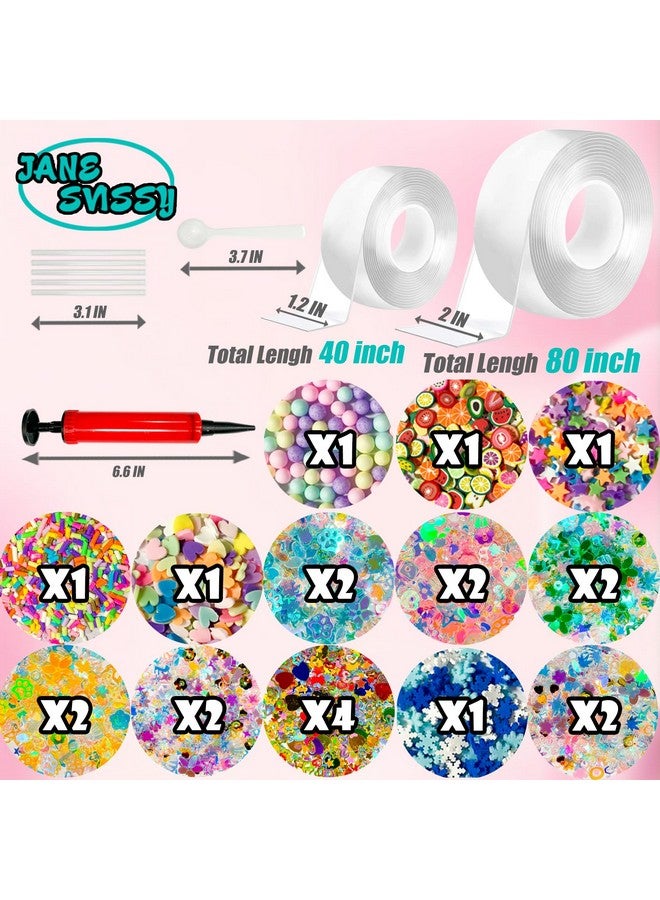 JANESVISSY Nano Tape Bubble Kit Double Sided Tape Diy Craft Kit Cool Stuff For Girls Cute Stuff Cool Things For Kids Party Favors Toys For Girls Boys Kids 345678910 Years Old 2Pcs (2&1.2) - Image 2