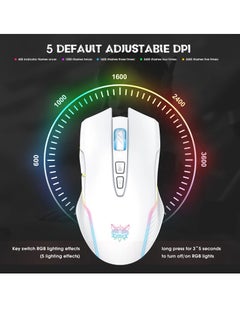 onikuma CW905 Wireless Gaming Mouse RGB Game Mouse  - Image 4
