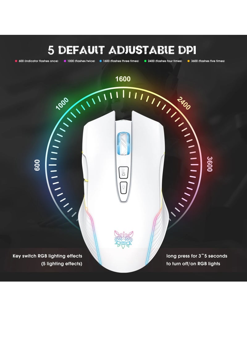 onikuma - CW905 Wireless Gaming Mouse RGB Game Mouse - Image 1