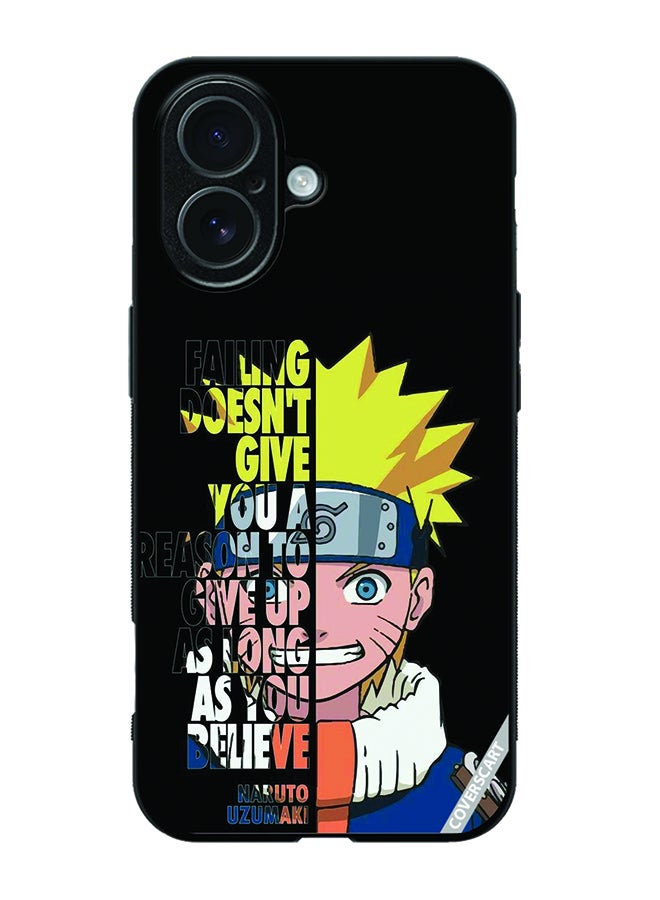 COVERSCART Protective Case Cover For Apple iPhone 17 Naruto Design Black