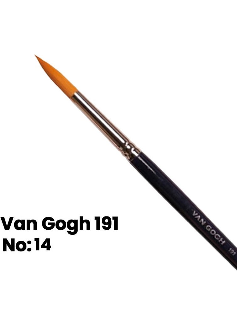 Van Gogh Watercolor Brush Round Tip Series 191 No 14 