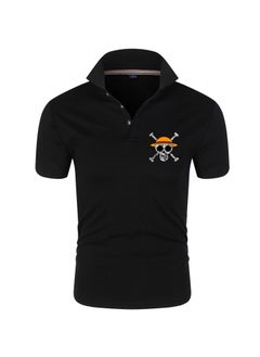 KUYING New One Piece Printed Casual Polo Shirt  - Image 1