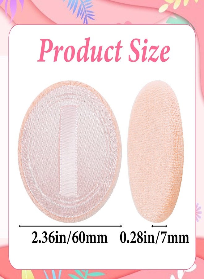 WJIAAA 12 Pcs Powder Pad for Face, 2.36" Soft Makeup Pads for Pressed Loose Body Powder, 7mm Thick(Beige) - Image 4