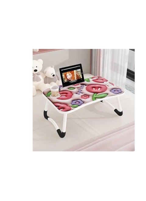 3D Table Laptop Table Study Table and Dinner Table 3D Laptop Table Multiple (Shape - Color) with Different 3D Drawings K