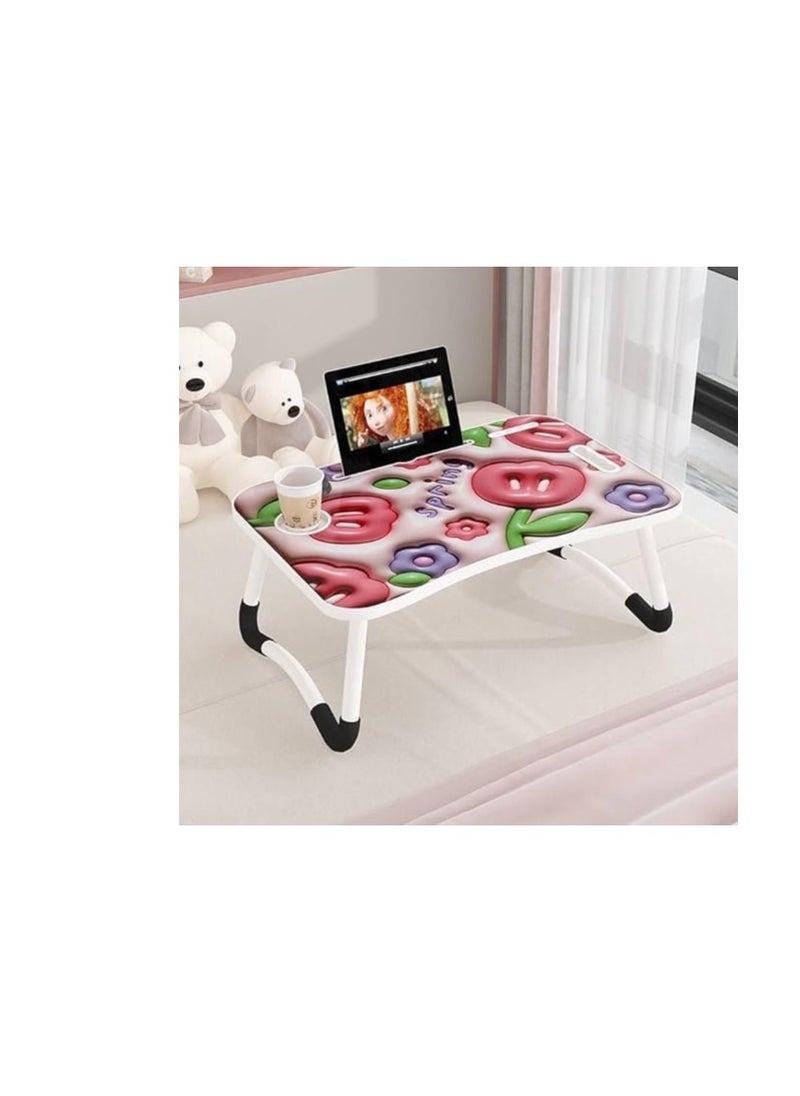 Generic - 3D Table Laptop Table Study Table and Dinner Table 3D Laptop Table Multiple (Shape - Color) with Different 3D Drawings K - Image 1