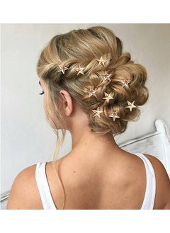 HS Star Hair Clips, 20 Pieces Star Spiral Hair Pins, Vintage Star Bridal Hair Pins, Star Swirl Hair Twists Coils Hair Clip, Bridal Hair Pins Wedding Hair Accessories For Women Ladies  - Image 5