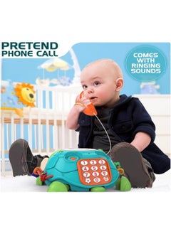 General Baby Toys 6 to 12 Months, Musical Turtle Crawling Baby Toys for 12-18 Months, Early Learning Educational Toy with Light  Sound, Birthday Toy for Infant Toddler Boy Girl 7 8 9 10 11 month 1-2 Year Old  - Image 5