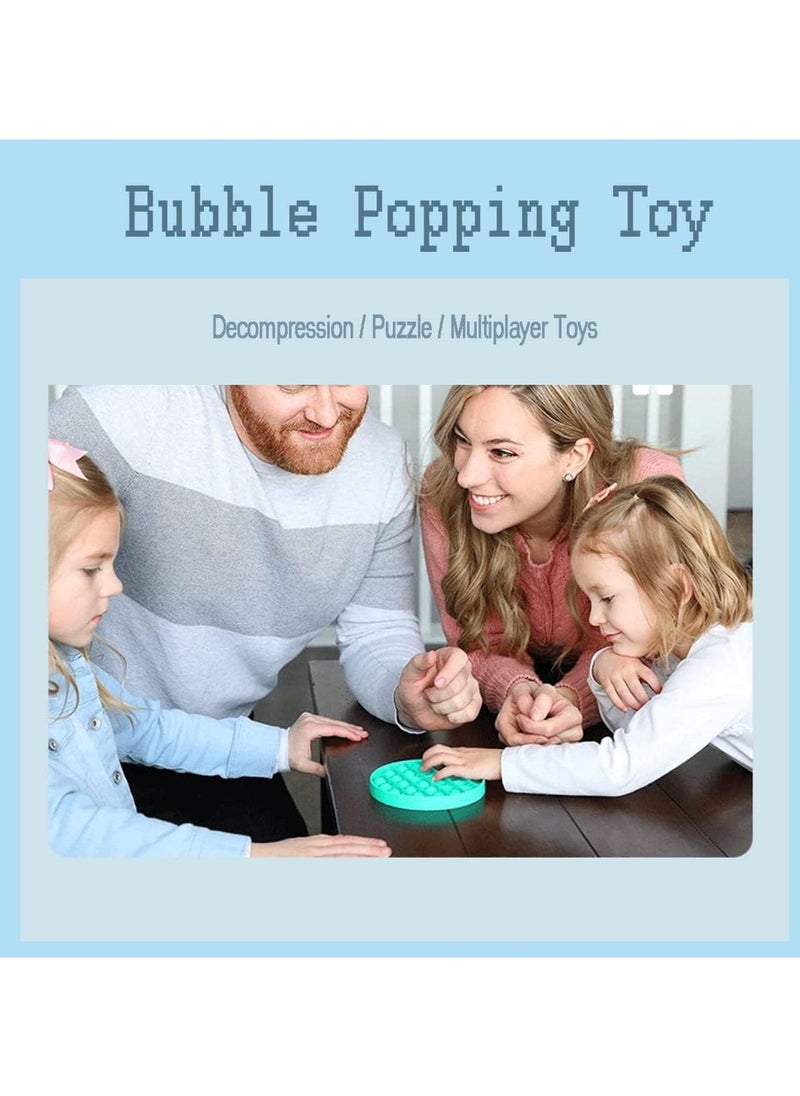 iLaa - 4PCS Rainbow Push Pop Bubble Fidget Sensory Toy,Bubble Popping Fidget Toy for Kids Adults,Sensory Irritability Toy for Autism - Image 1
