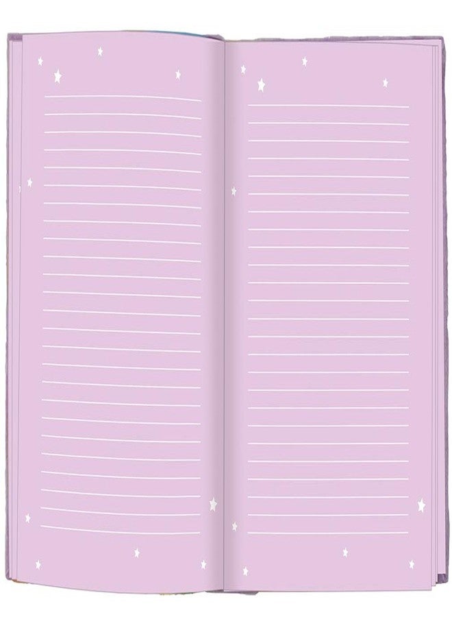 iscream Glittery Flip Sequin Book-Bound Lined-Page 8.5" Journal - Sweet Unicorn - Image 4