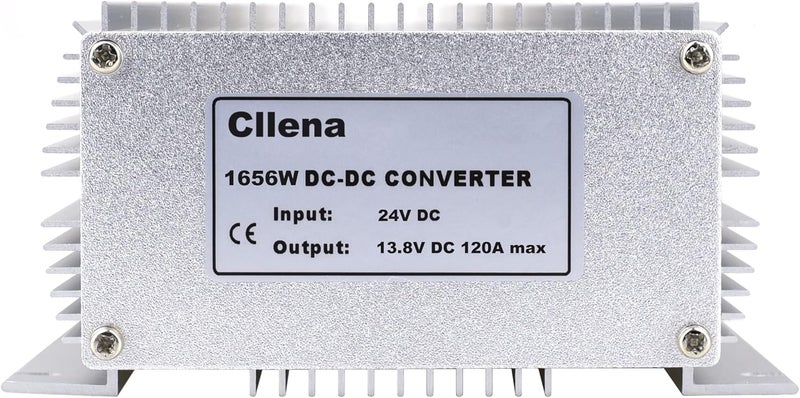 Cllena DC 24V Step Down to 13.8V 120A 1656W Converter Voltage Regulator, Waterproof DC/DC Voltage Reducer Buck Transformer Power Supply for Golf Cart - Image 5