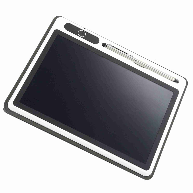 Electronic Notepad LCD Tablet Drawing Pad Business Supplies Hand Painting Tool 9 Inch(Black (With Faux Leather Case) ) - Image 1
